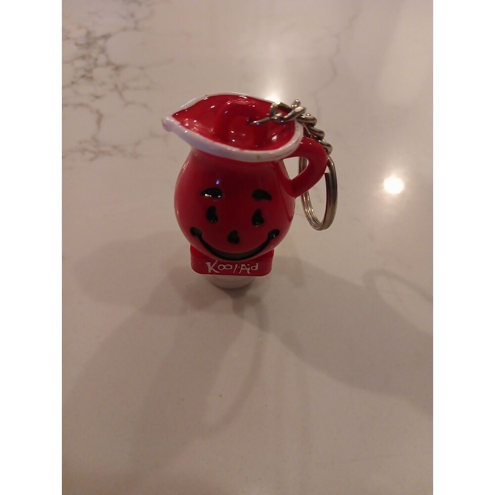 Kool-Aid Man Pitcher Lip Smackers Keychain Vintage